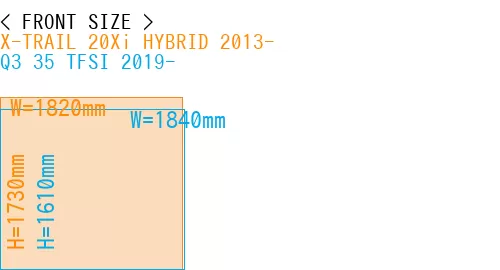 #X-TRAIL 20Xi HYBRID 2013- + Q3 35 TFSI 2019-